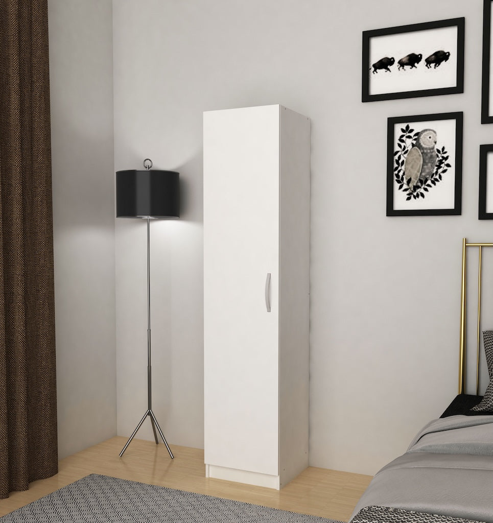 TYC - Armoire de rangement Snow White 40 - Snow - 40x180x40cm