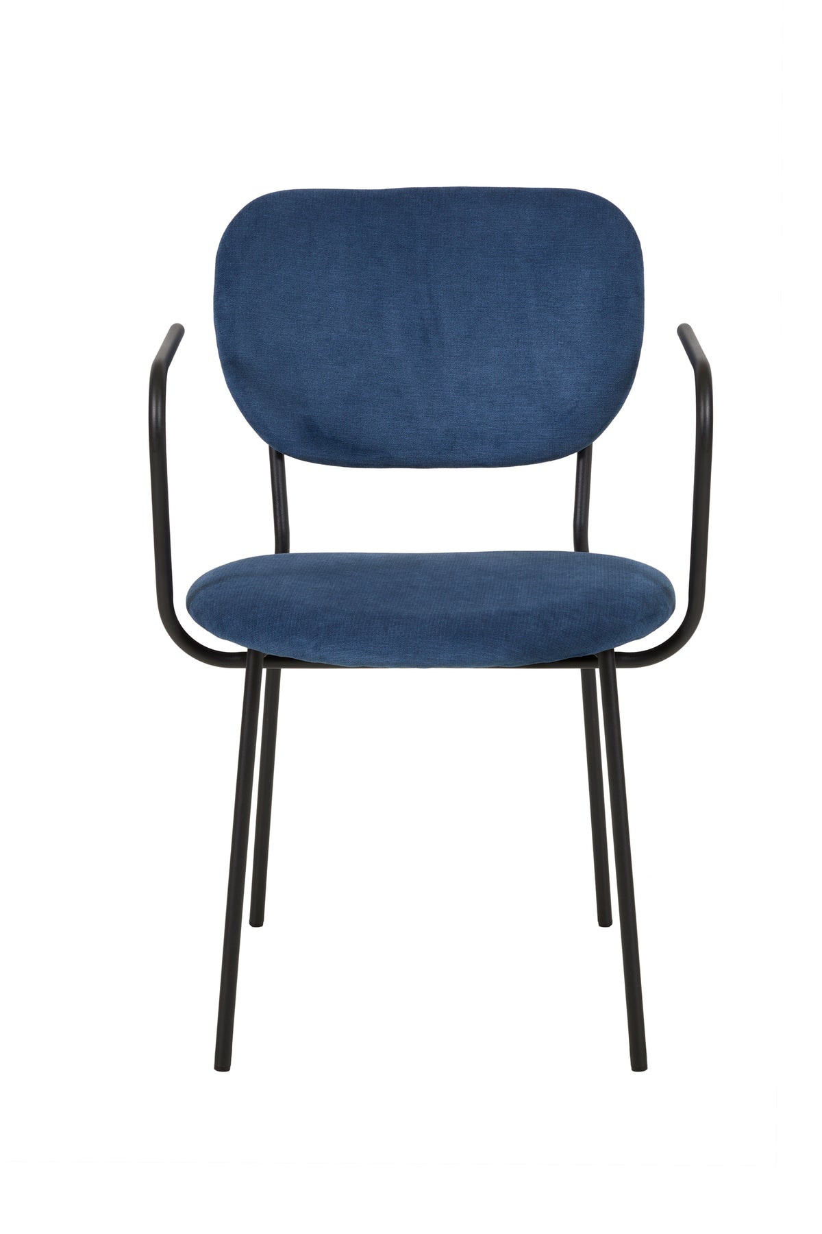 GBO - Eetkamerstoel ST2103 - Stof - Blauw - H82xD48xB52 cm