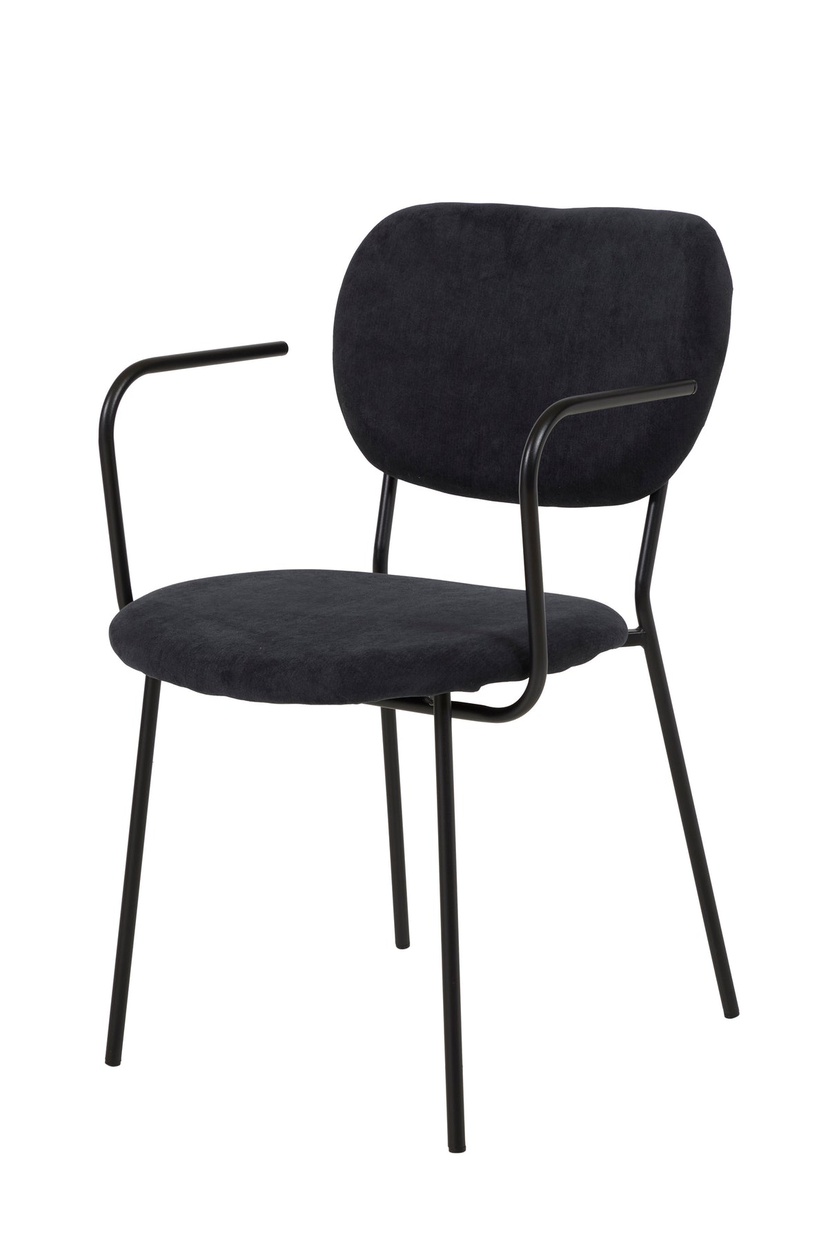 GBO - Eetkamerstoel ST2103 - Stof - Bruin - H82xD48xB52 cm