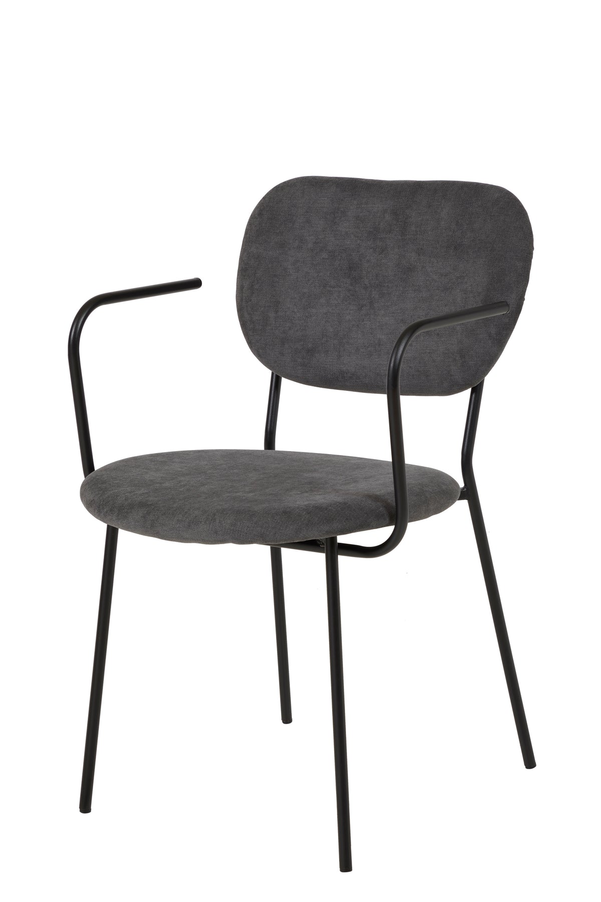 GBO - Eetkamerstoel ST2103 - Stof - Grijs - H82xD48xB52 cm