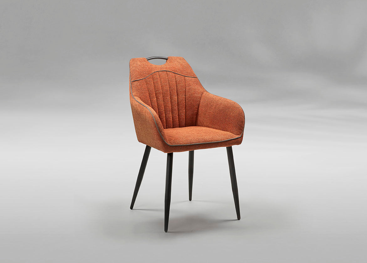 GBO - Eetkamerstoel ST2203 - Stof - Koper - 50x43x52cm