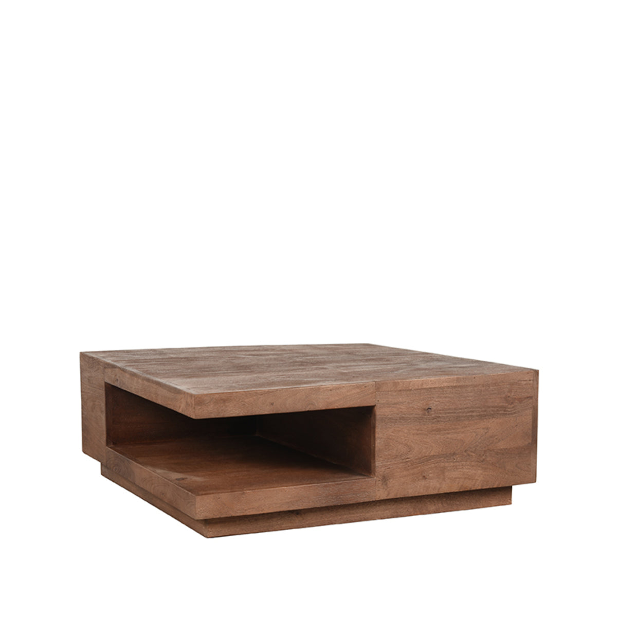 LABEL51 Table basse carrée – Espresso – Bois de manguier