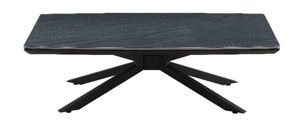 TYC - Table basse Céramique - Gris cendré - 130x36x75cm