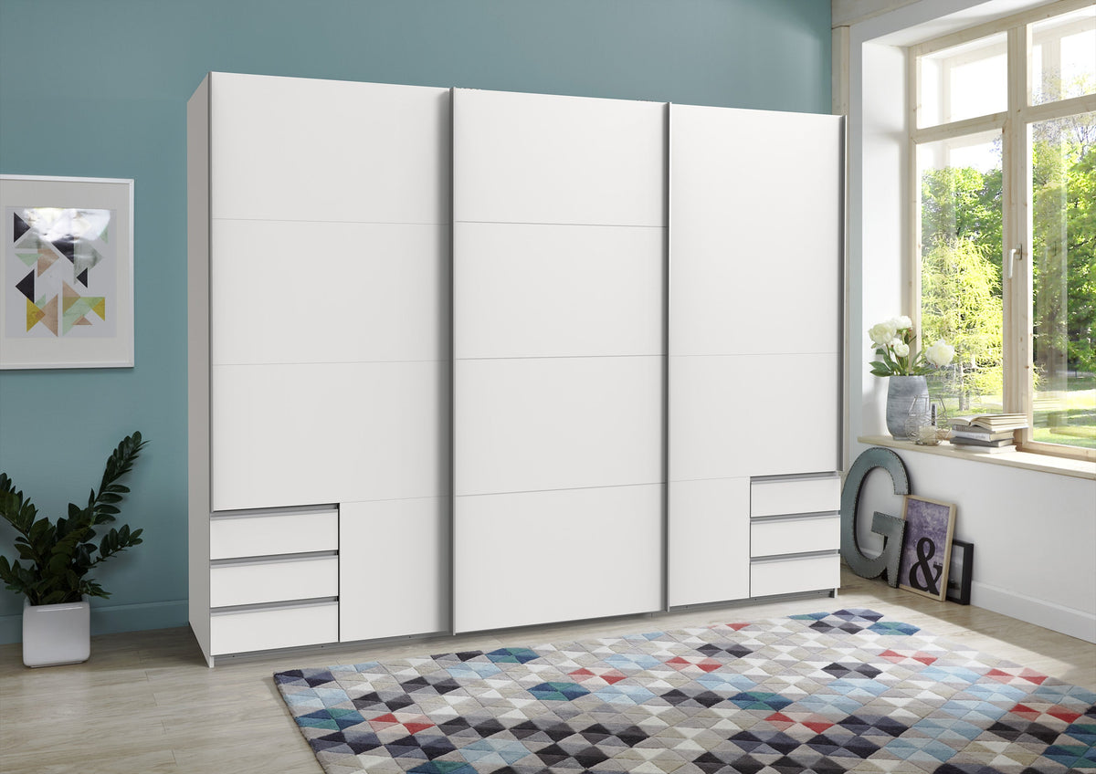 Wimex - Armoire Seattle - E21637 - Blanc - 270x208x65 cm