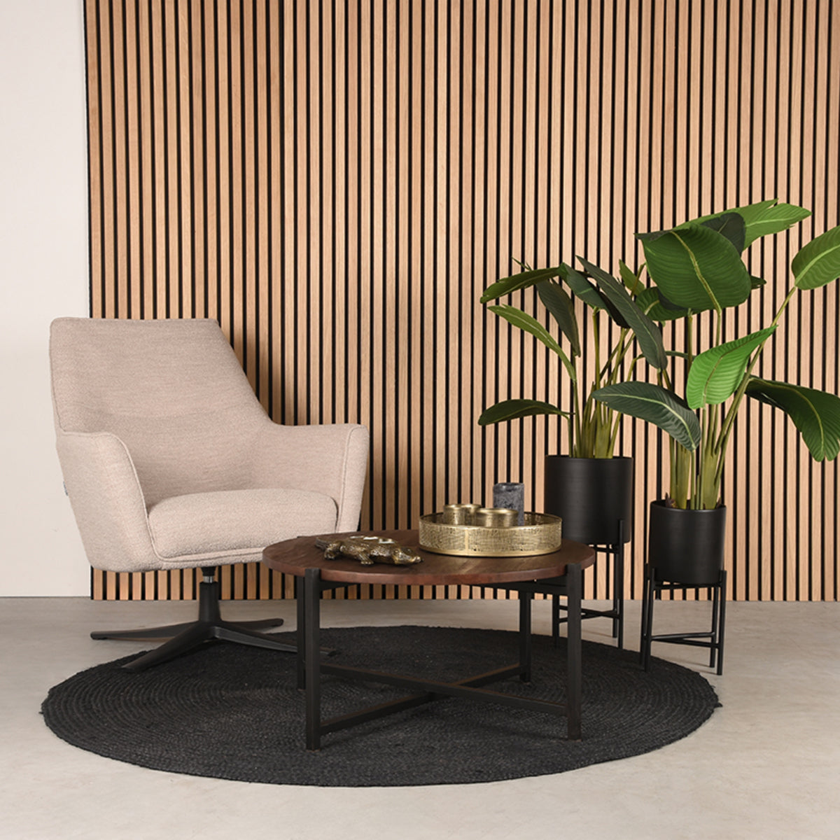 LABEL51 Supports de plantes - Noir - Métal