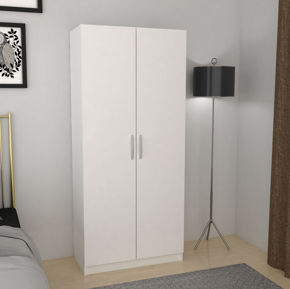 TYC - Bergkast Elmo - 2-draaideuren - Snow White - 80x180x50 cm