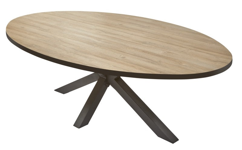 GBO - Eetttafel TF2005 - Ovaal - French Oak - Tropix - 230 x 119 x 76 cm