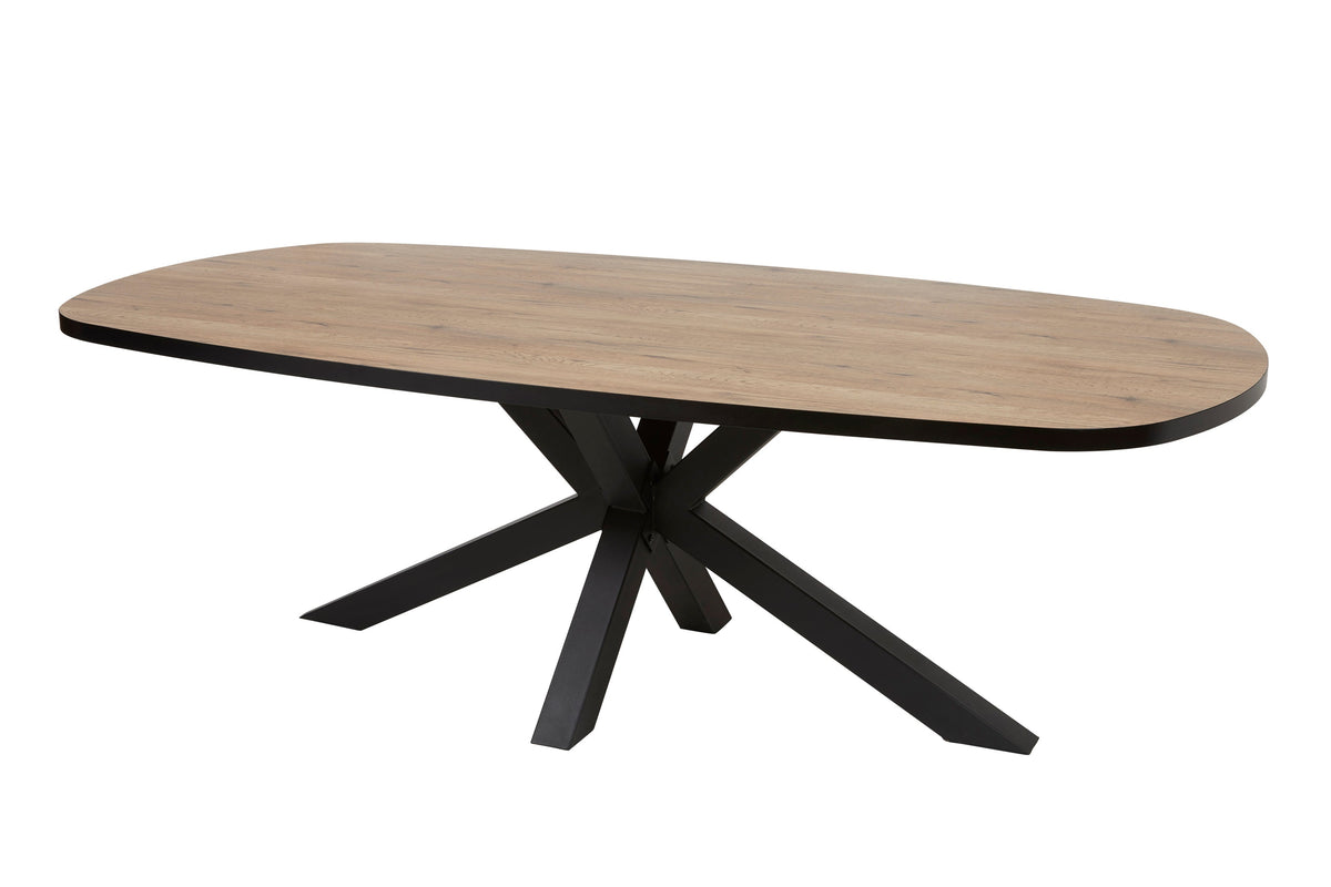 GBO - Eettafel ovaal Pierro TF2101 - Scarlet oak - 230x119x76cm