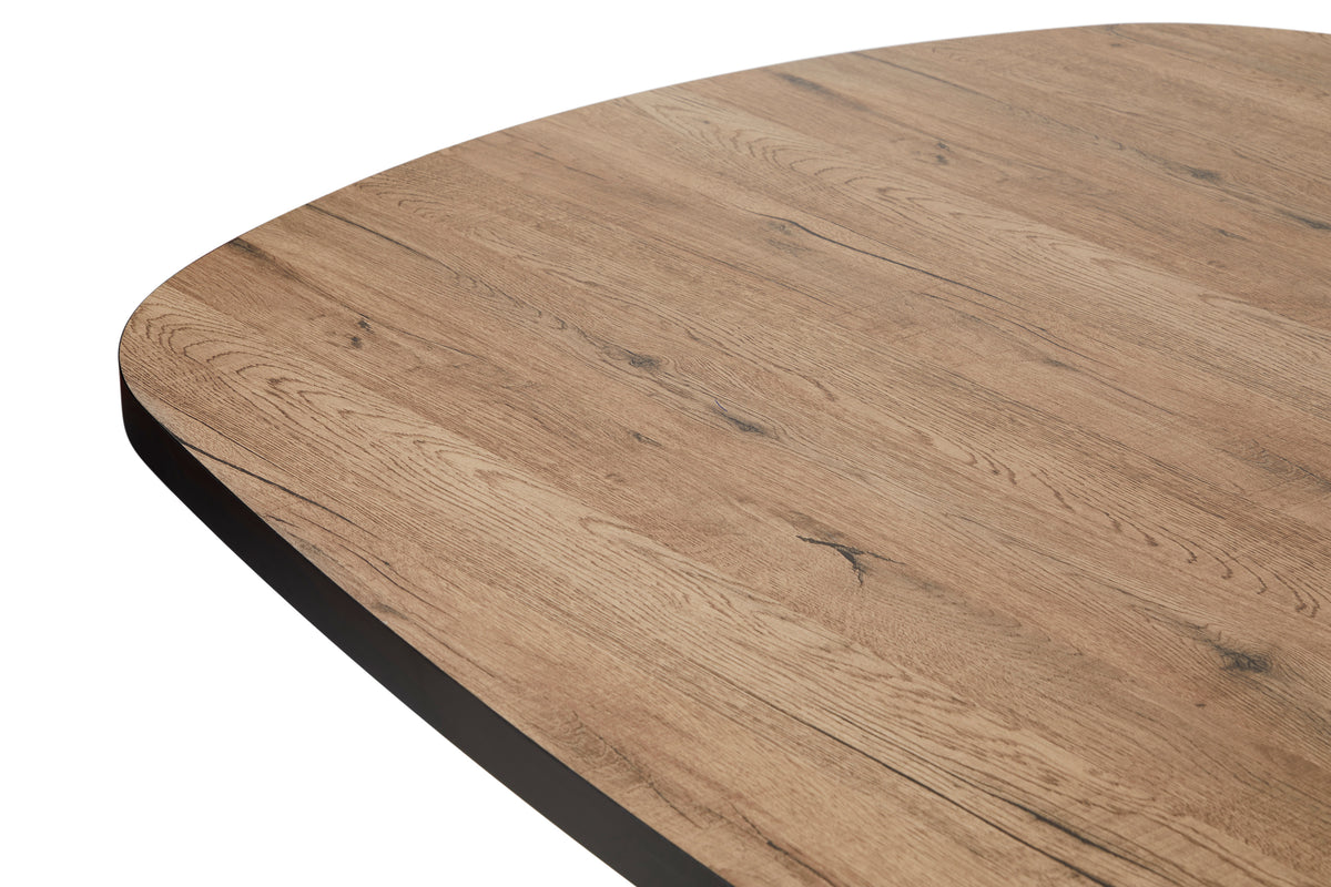 GBO - Table Piero - Ovale - Pied Étoile-Araignée - 230x119x76 cm