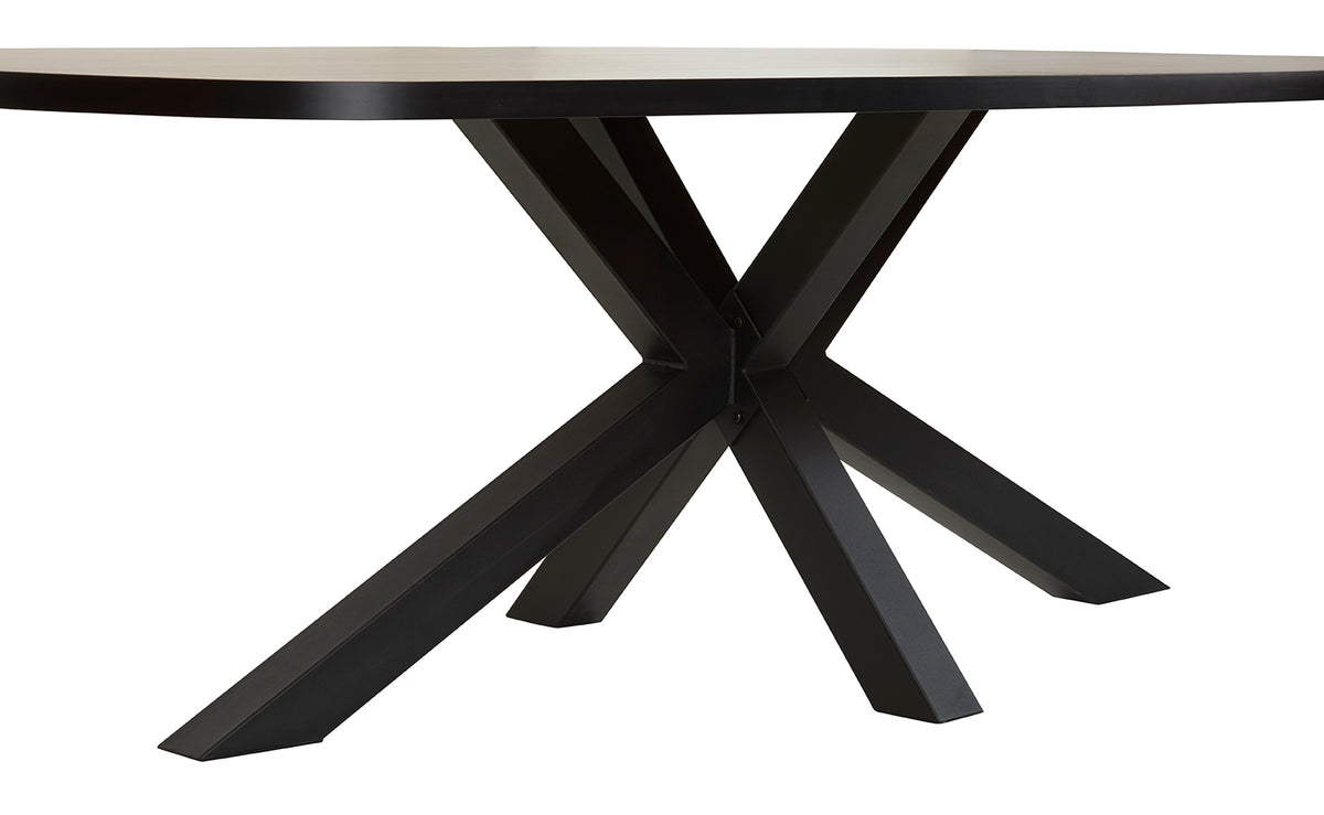 GBO - Table Piero - Ovale - Pied Étoile-Araignée - 230x119x76 cm