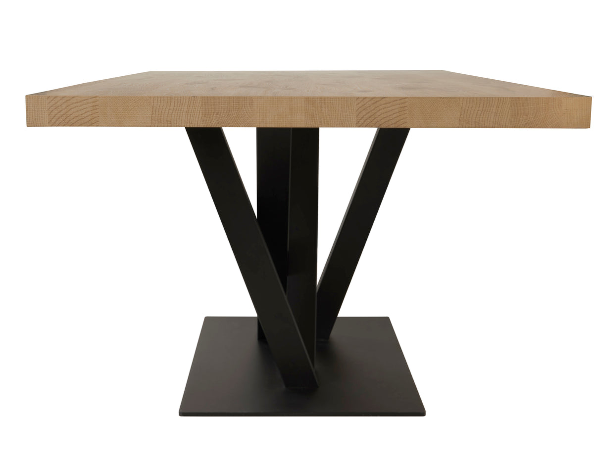 GBO - Table de salle à manger Sacha – 200x100x76 cm – Chêne Canyon – Pieds croisés