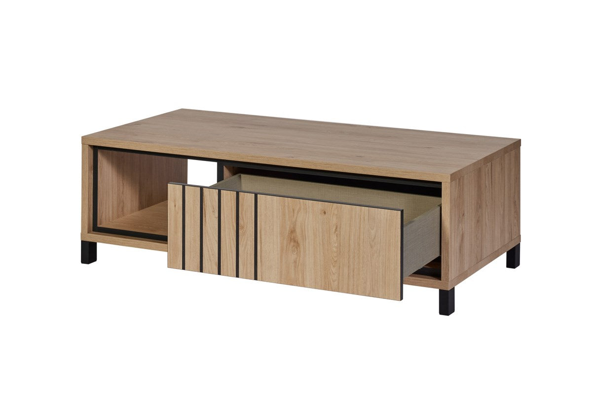 GBO - Salontafel Toby – 130x45x70 cm – Castella/Nox