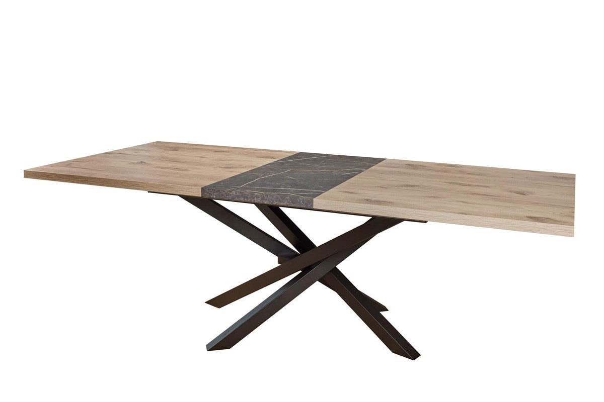 GBO - Verlengbare eettafel Sacha TF2301 – 190 (240) x 100 cm – Canyon oak