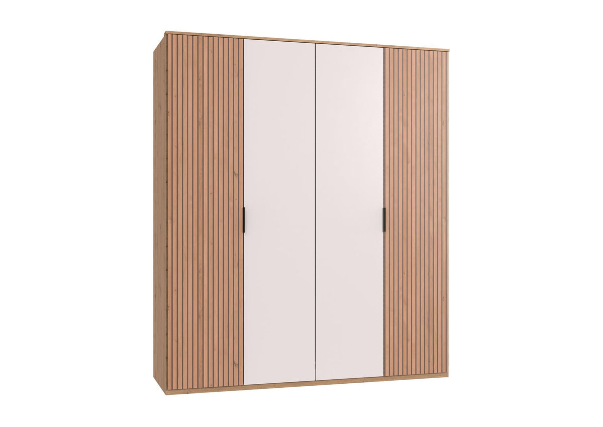 Wimex - Kleerkast Tunis - D22577 - Artisan Eik/ Wit - 180x210x58cm