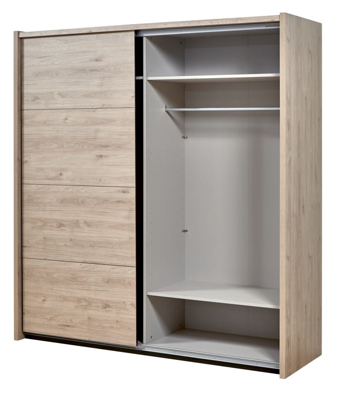 GBO - Kleerkast Viola – 2 schuifdeuren – 203x219x65 cm