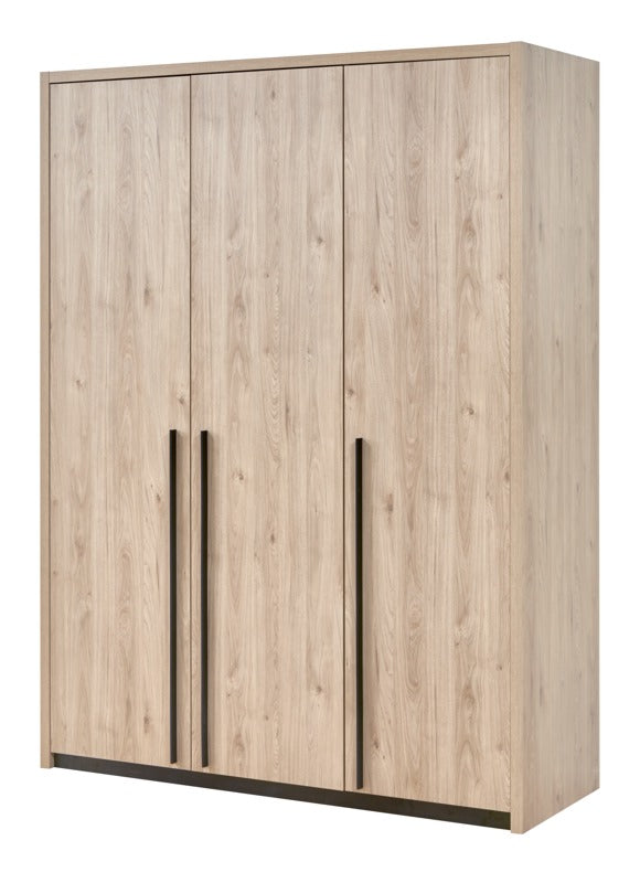 GBO - Ensemble de chambre Viola 2 - Armoire 3 portes + Lit 90 cm + Table de chevet