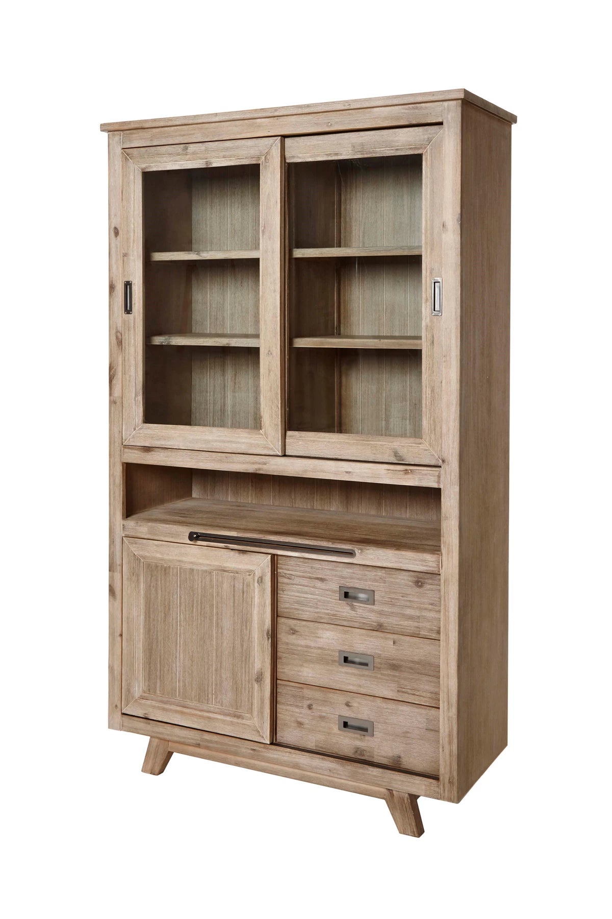 GBO – Vitrine Evian Forest – Acaciahout - 195x115x42 cm
