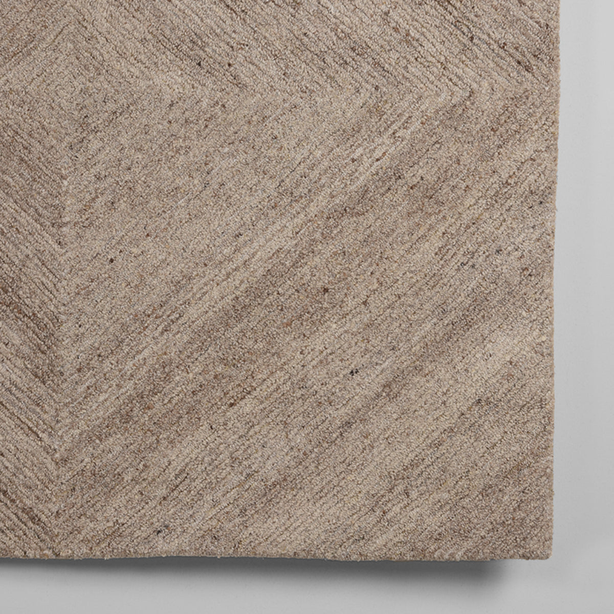 LABEL51 Vloerkleden Blendy - Taupe - Wol