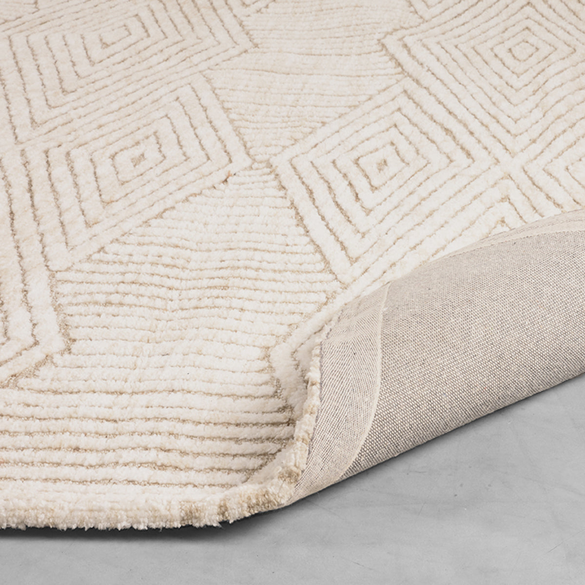 LABEL51 Tapis Cosy - Taupe - Synthétique - 160x230 cm