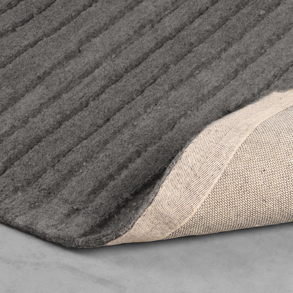 LABEL51 Tapis Luxy - Anthracite - Laine - 200x300 cm