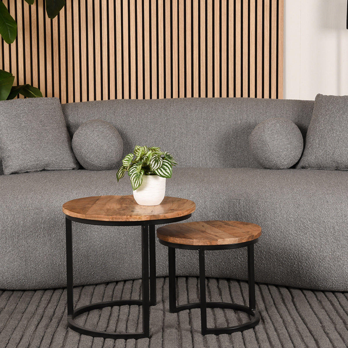 LABEL51 Tapis Luxy - Anthracite - Laine - 200x300 cm