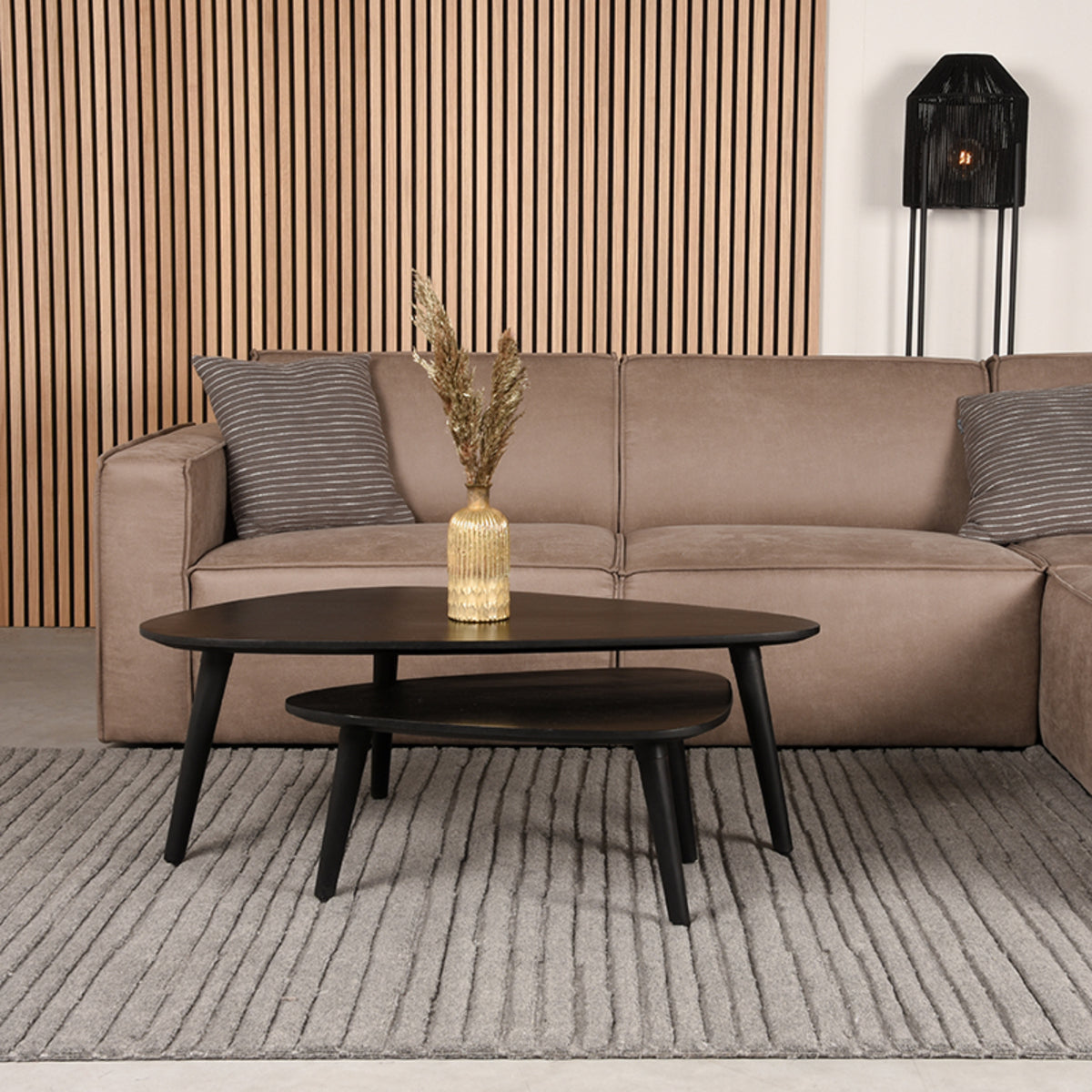 LABEL51 Tapis Luxy - Gris - Laine - 160x230 cm