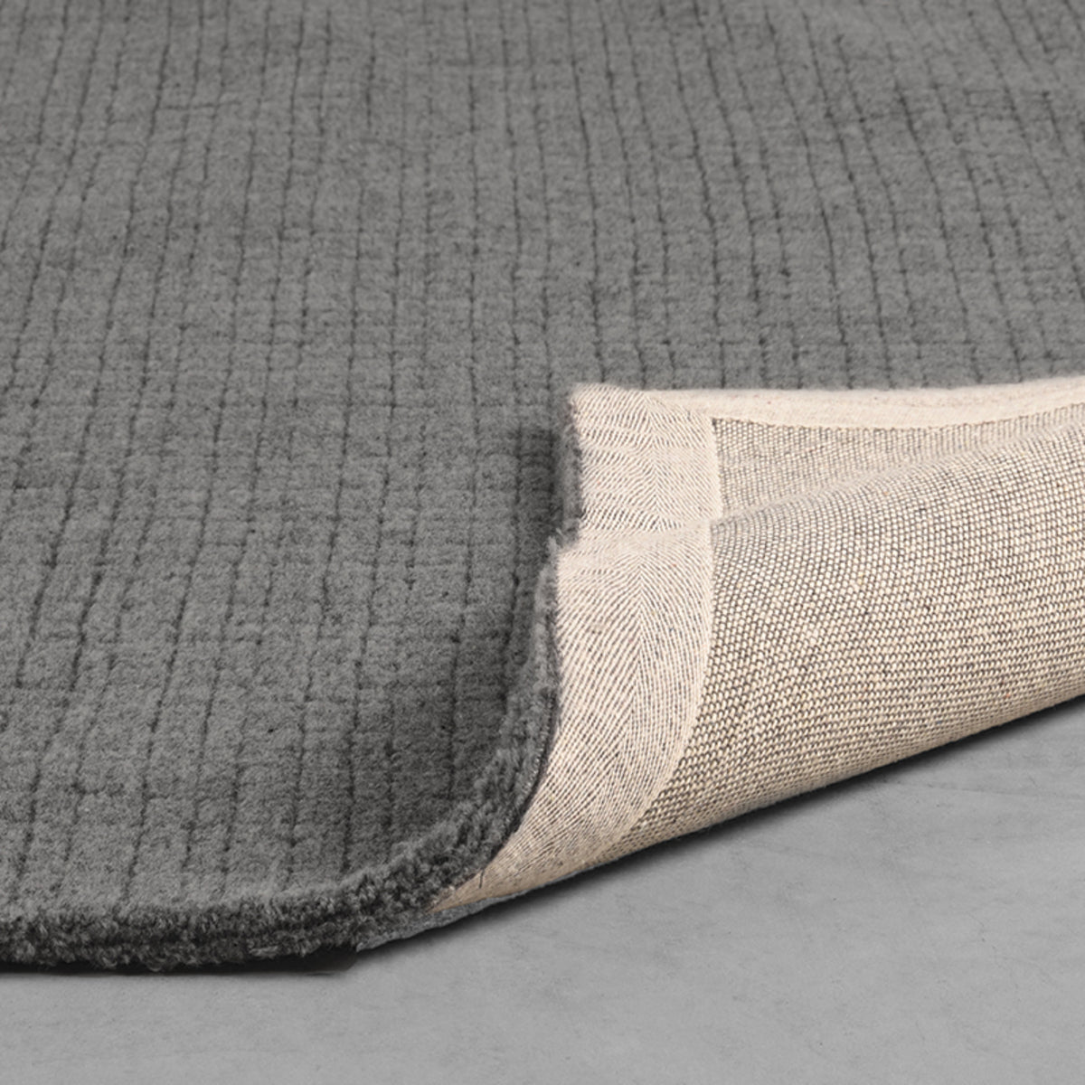 LABEL51 Tapis Wolly - Anthracite - Laine - 160x230