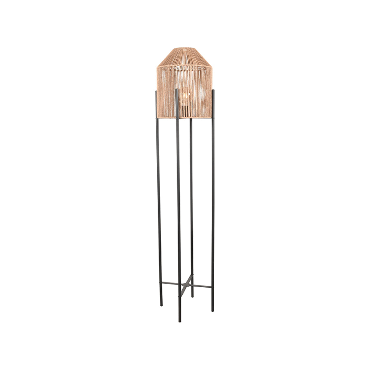 LABEL51 Lampadaire Ibiza - Naturel - Jute