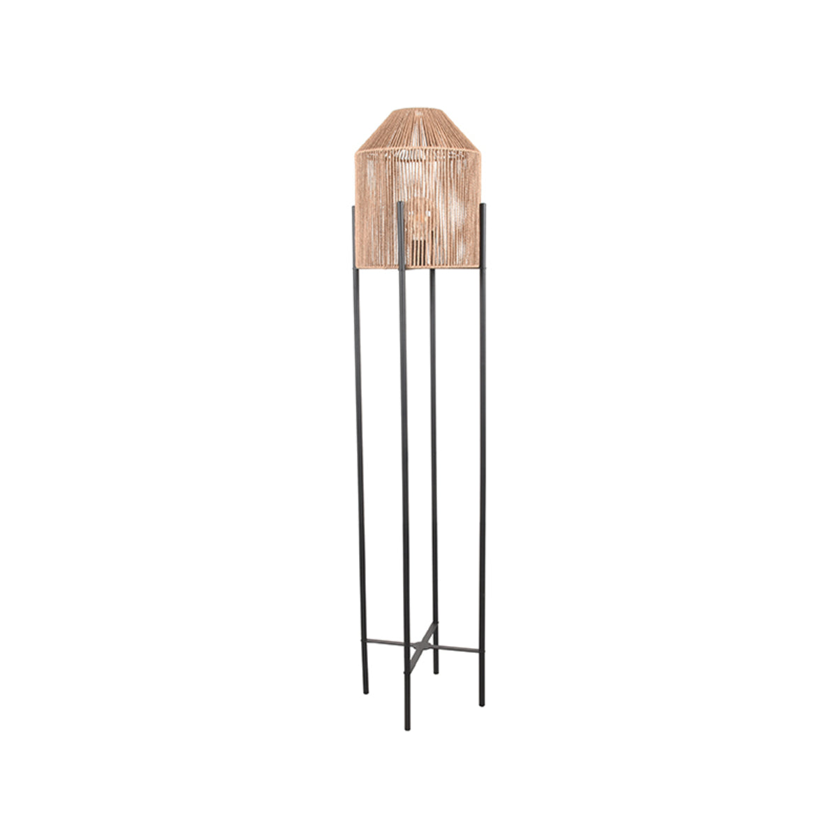 LABEL51 Lampadaire Ibiza - Naturel - Jute