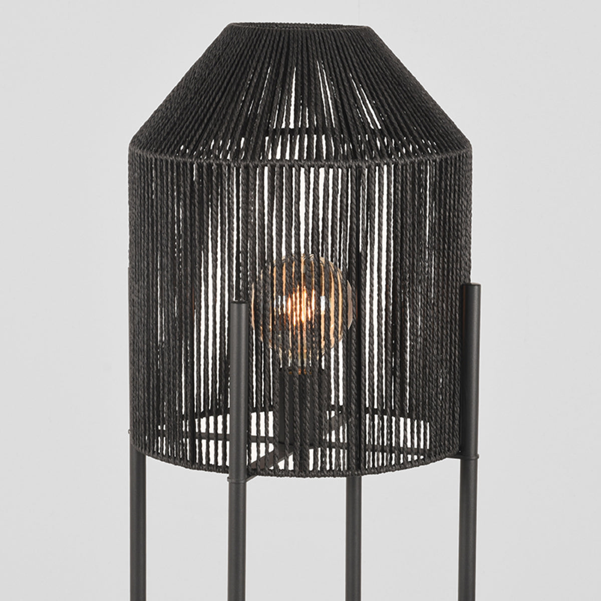 LABEL51 Lampadaire Ibiza - Noir - Jute