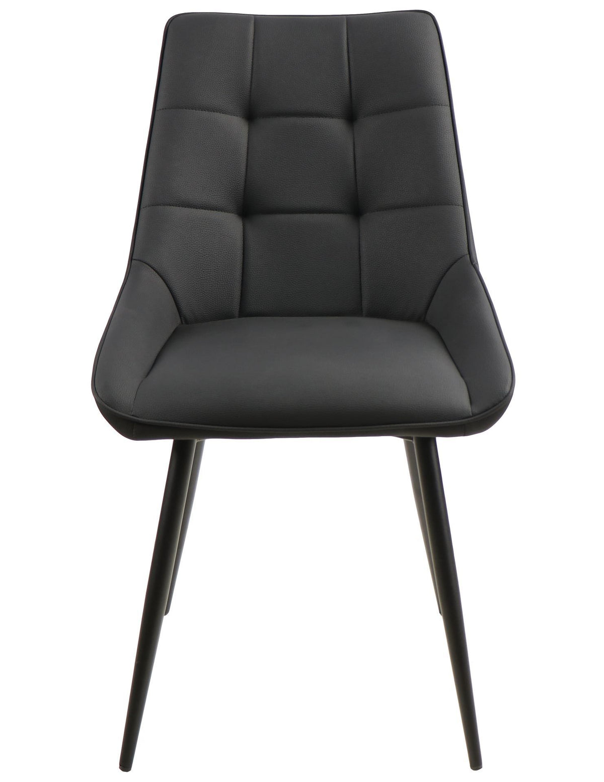 2BM - Eetkamerstoel Lotte - Zwart - 61x89x49cm