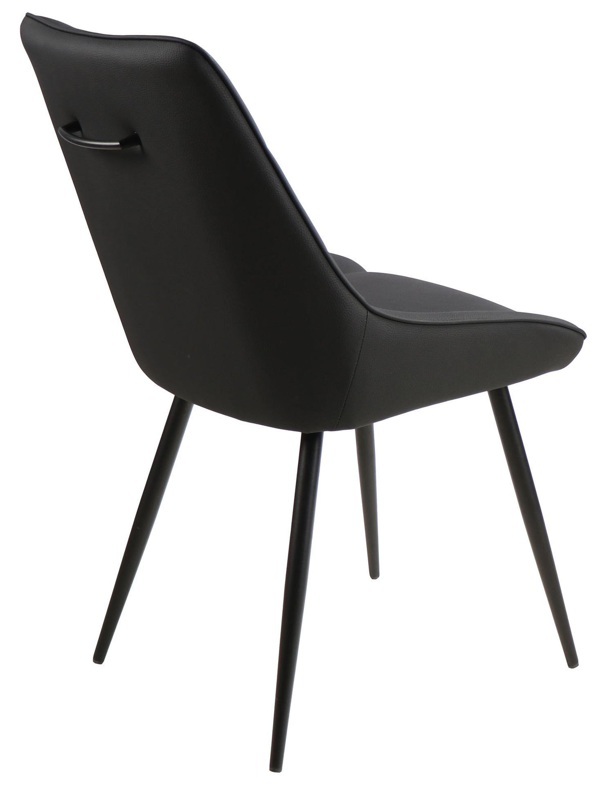 2BM - Eetkamerstoel Lotte - Zwart - 61x89x49cm