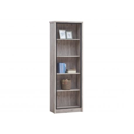 TYC - Boekenkast Olympia - Grijze Eik - 70x208x35cm