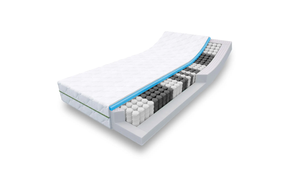 2BM - 7-Zone Pocketvering Matras Comfort - 140x200cm