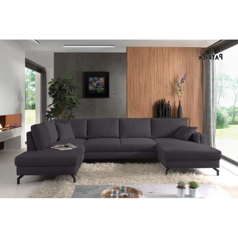 MLM - Hoeksalon Links - Stof - Donkergrijs - 203x342x165cm