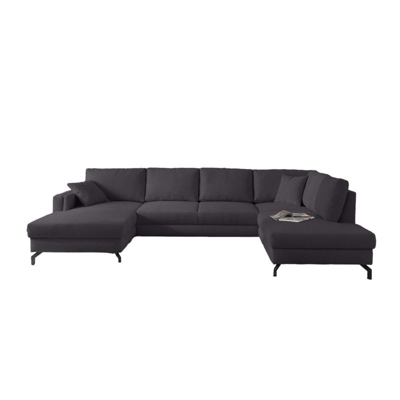 MLM - Hoeksalon Patrick - Rechts - Stof - Donkergrijs - 165x342x203cm