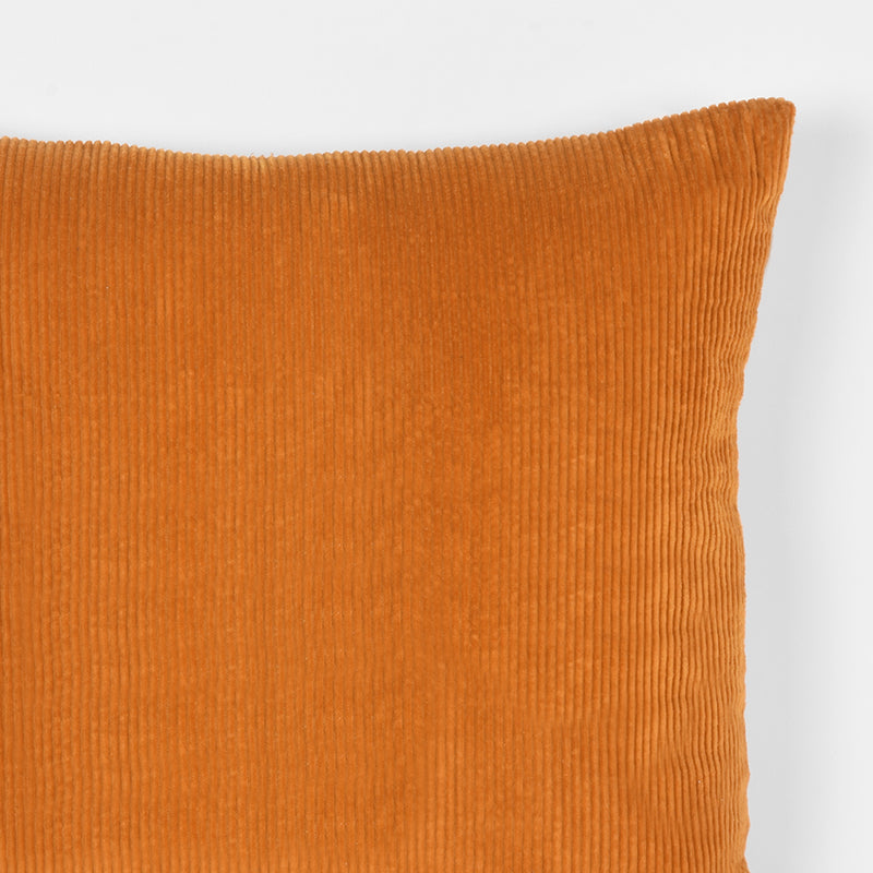 LABEL51 Coussin décoratif Côtes - Ocre - Coton