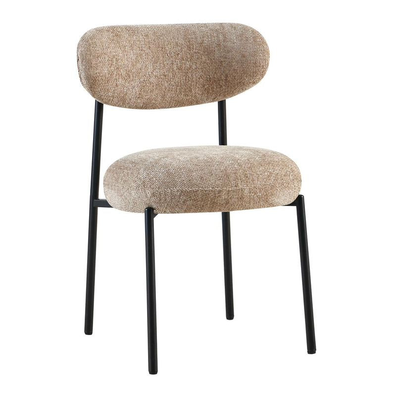 2BM - Stoel Malaga - Stof Taupe - 53x80x57 cm
