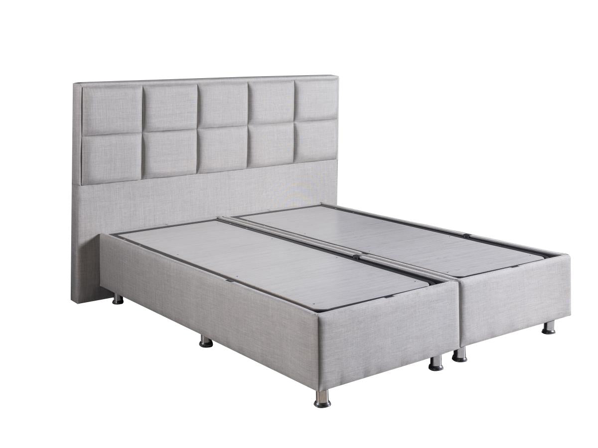 2BM - Boxspring Barcelona – Grijs – Opbergruimte – 160x200cm
