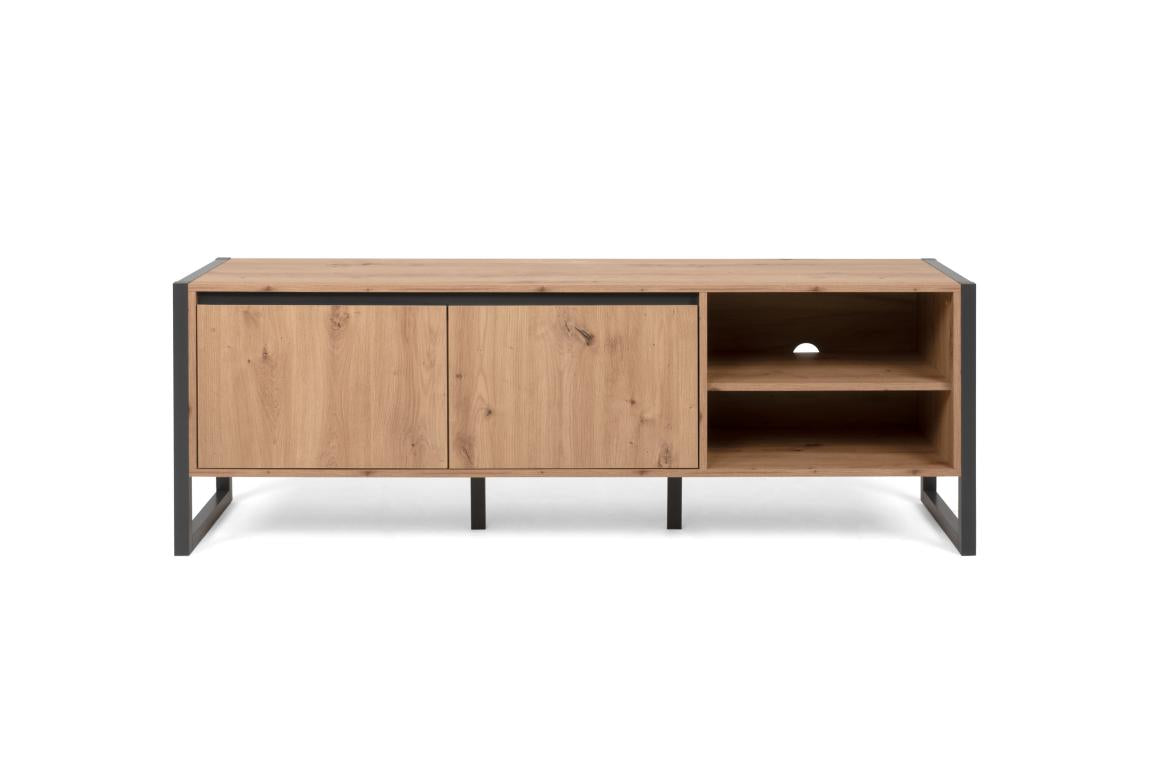 FIN - TV Meubel Denver 54 - artisanal eik / anthracite - 160x55x40cm
