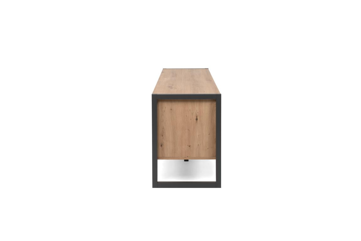 FIN - TV Meubel Denver 54 - artisanal eik / anthracite - 160x55x40cm