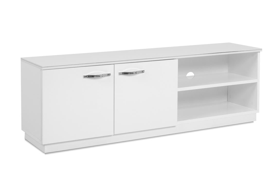 FIN - Meuble TV Monaco 56a – Décor Blanc - 140x45x34cm
