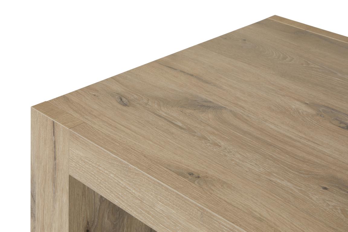 GBO - Salontafel Sacha - Canyon eiken & marmer - 130x65x45 cm