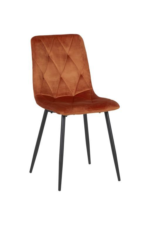 GBO - Eetkamerstoel Fun - ST2209 - Stof - Oranje - 40x90x43cm