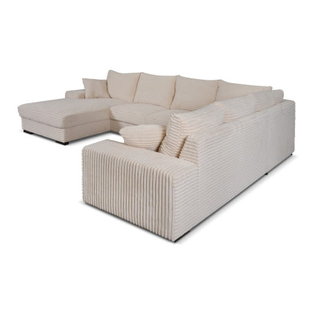 MLM - Salon Diana Links - Beige Stof - 180×340×267 cm