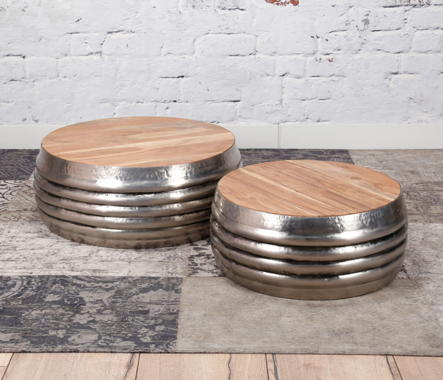 ZST - Table basse Zaine - Lot de 2 - 120x60xh40cm