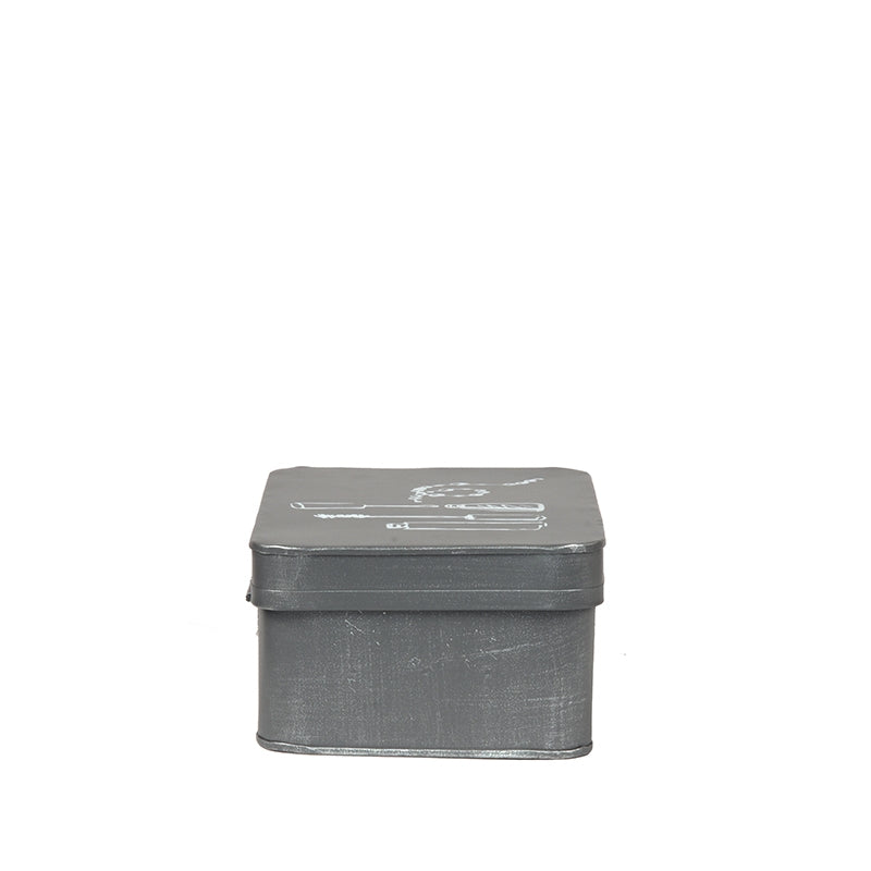 LABEL51 Make-Up opbergkist - Grijs - Metaal