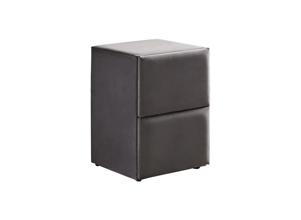BSP - Boxspring Sydney Grey - Stof -  Grijs - 140x200 cm