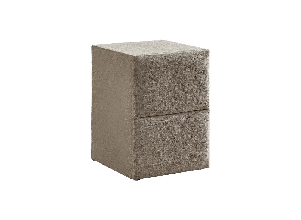 BSP - Nachttafel-Pouf Wind - Stof -  Beige
