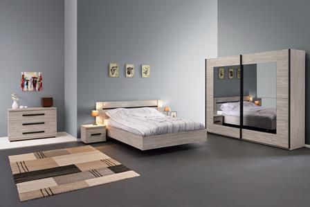 GBO - Slaapkamer Margot - 4-delige set - Valonia Eik